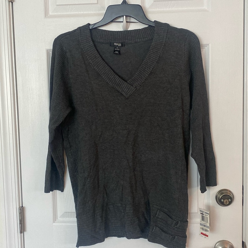 Style & Co V-neck sweater